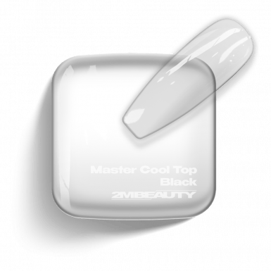 Gel Lack Fedő - Master Cool Top Black