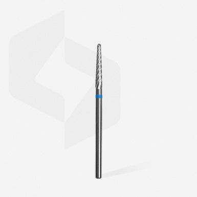 Staleks - Karbid Csiszolófej Keskeny Kúp 2,3 mm | 14 mm Kék | Közepes FT71B023-14