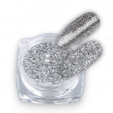 Glitter Pure Silver Mix 01