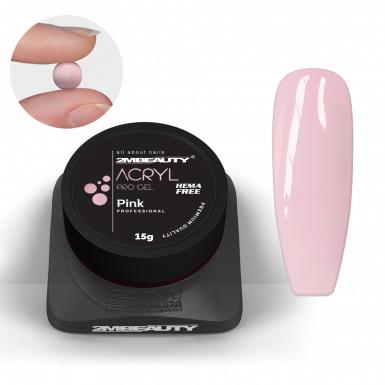Acryl Pro Gel Pink - Tégelyes