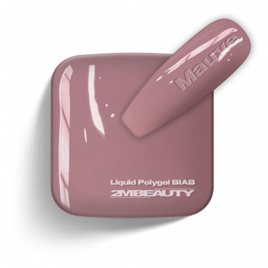 Liquid Polygel BIAB - Mauve - HEMA Mentes Ecsetes Építőzselé