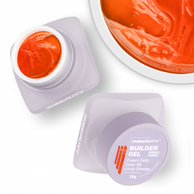 Cream Gelly Color 06 Lively Orange - HEMA Mentes Építőzselé