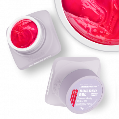 Cream Gelly Color 08 Summer Pink - HEMA Mentes Építőzselé