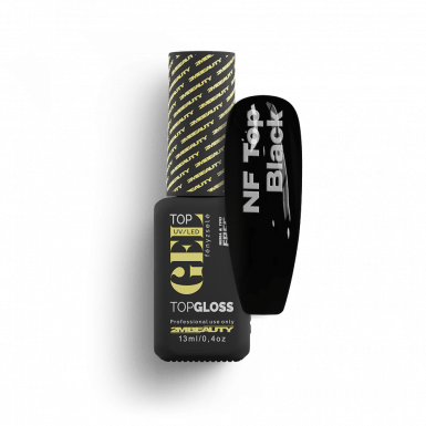 Top Gel - NF Top Black Színezett Fényzselé - HEMA Mentes
