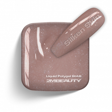 Liquid Polygel BIAB - Silken Skin - HEMA Mentes Ecsetes Építőzselé