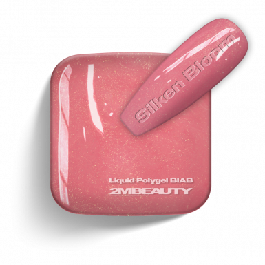 Liquid Polygel BIAB - Silken Bloom - HEMA Mentes Ecsetes Építőzselé
