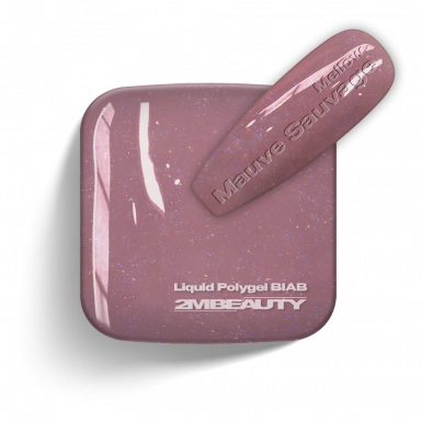 Liquid Polygel BIAB - Mellow Mauve Sauvage - HEMA Mentes Ecsetes Építőzselé