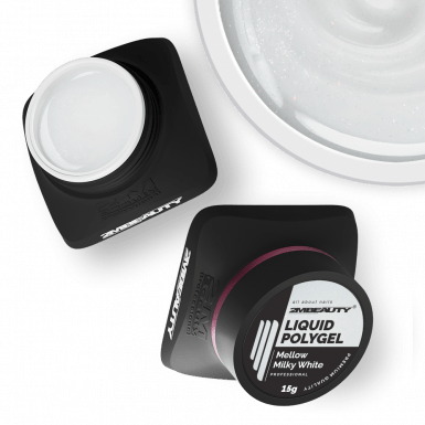 Liquid Polygel - Mellow Milky White - HEMA Mentes Építőzselé