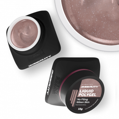 Liquid Polygel No Filing - Silken Skin - HEMA Mentes Reszelésmentes Építőzselé