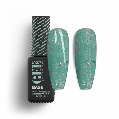 Gel Lack - Milky Rubber Base With Flakes 08 - HEMA Mentes