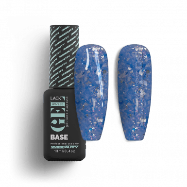 Gel Lack - Milky Rubber Base With Flakes 09 - HEMA Mentes