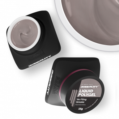 Liquid Polygel No Filing - Smoke - HEMA Mentes Reszelésmentes Építőzselé