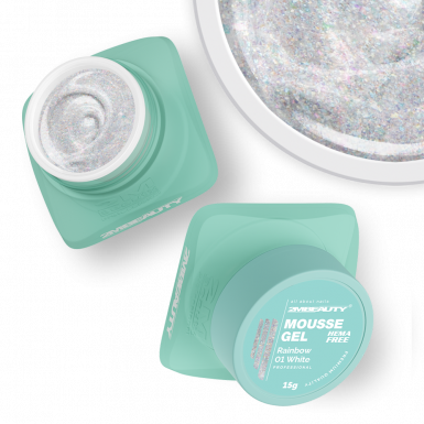 Mousse - Rainbow - 01 White - HEMA Mentes Építőzselé