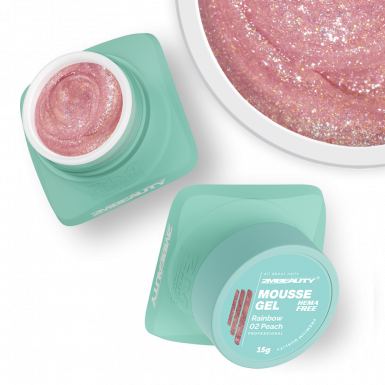 Mousse - Rainbow - 02 Peach - HEMA Mentes Építőzselé
