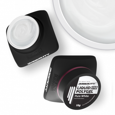Liquid Polygel - Pure White - HEMA Mentes Építőzselé