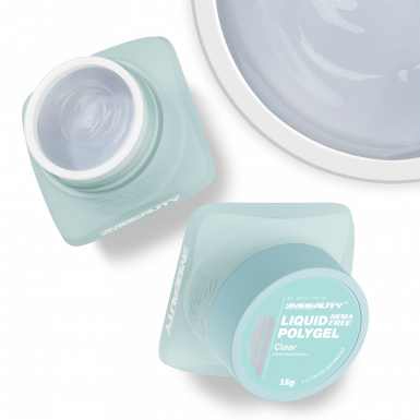 Liquid Polygel - Clear - HEMA Mentes Építőzselé