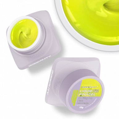 Liquid Polygel No Filing - Pop - Neon Lemonade - HEMA Mentes Reszelésmentes Építőzselé