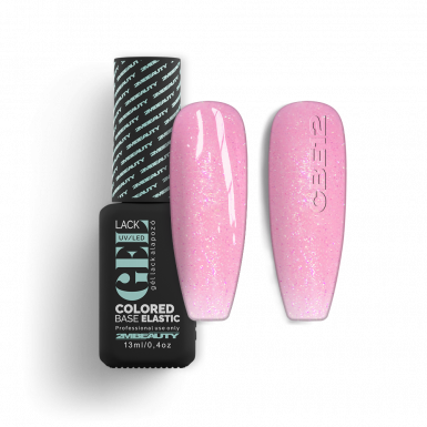 Gel Lack - Colored Base Elastic Shimmer CBE12 - HEMA Mentes