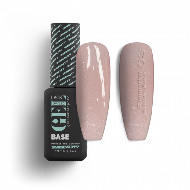 Gel Lack - Glimmering Rubber Base 03 - HEMA Mentes