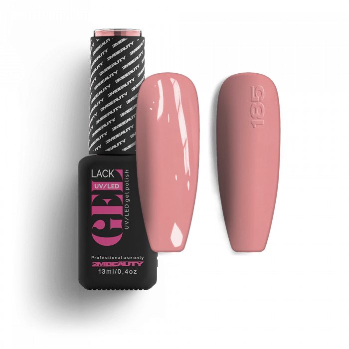 Gel Lack - Matt 185: Pink korall színű lakkzselé....
