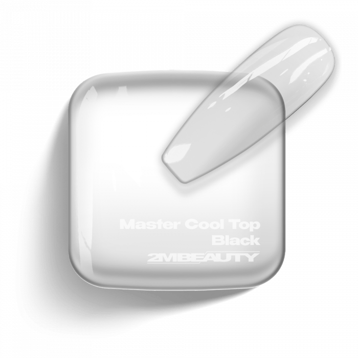 Gel Lack Fedő - Master Cool Top Black