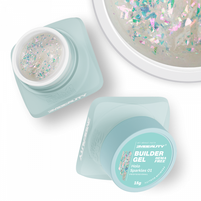 Holo Sparkles 01 - HEMA Mentes Építőzselé