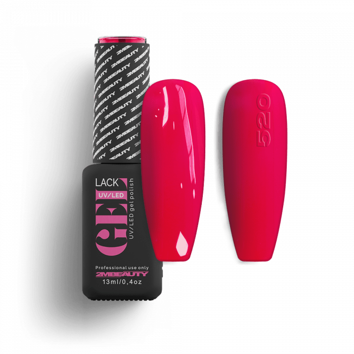 Gel lack - Matt 520:
Neon magenta matt lakkzselé.
 
FIGYELEM!
Lámpázási idő: 10mp-30mp.
Figy...