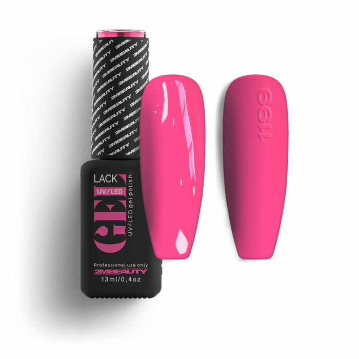 Gel Lack - Matt 1199:
 
Neon barbie rózsaszín, sötétben világító lakkzselé, magas pigment...