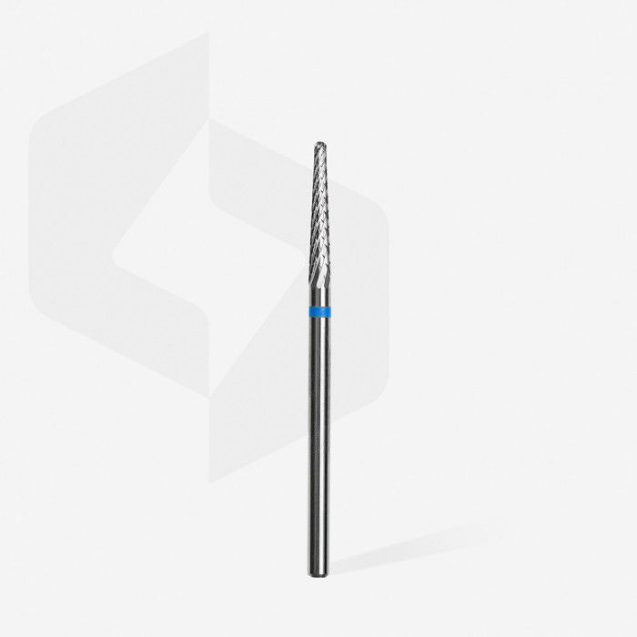 Staleks - Karbid Csiszolófej Keskeny Kúp 2,3 mm | 14 mm Kék | Közepes FT71B023-14