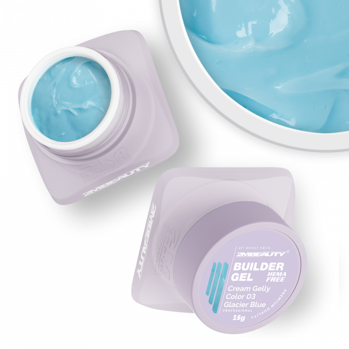 Cream Gelly Color 03 Glacier Blue - HEMA Mentes Építőzselé