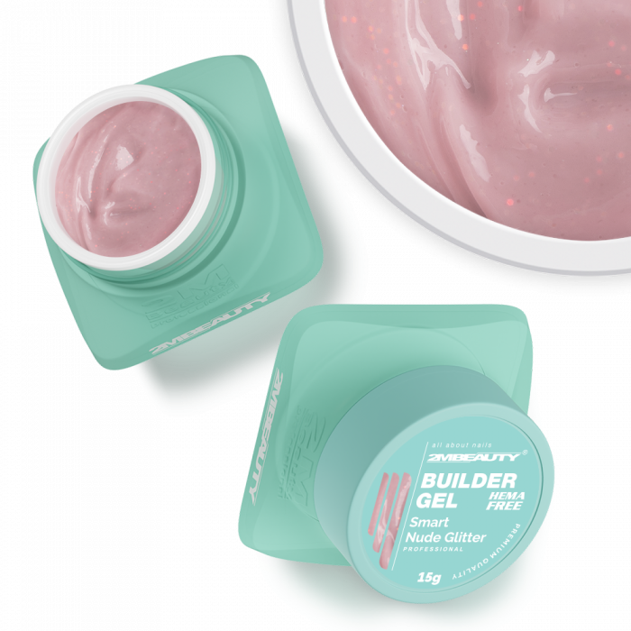 Smart Nude Glitter Gel - HEMA Mentes Építőzselé