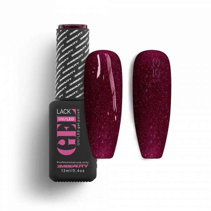 Gel Lack - HEMA Mentes 153:
Chianti-vörös (mikrocsillámos bordó) árnyalatú, krémes lakkzsel�...