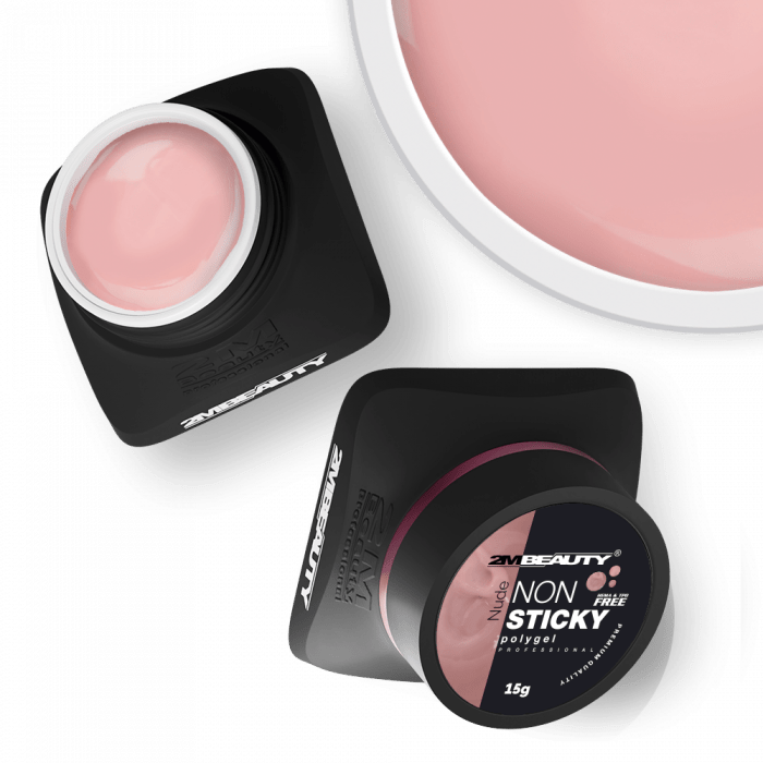 Non Sticky Polygel - Nude - HEMA Mentes Építőzselé