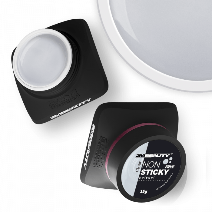 Non Sticky Polygel - Clear - HEMA Mentes Építőzselé