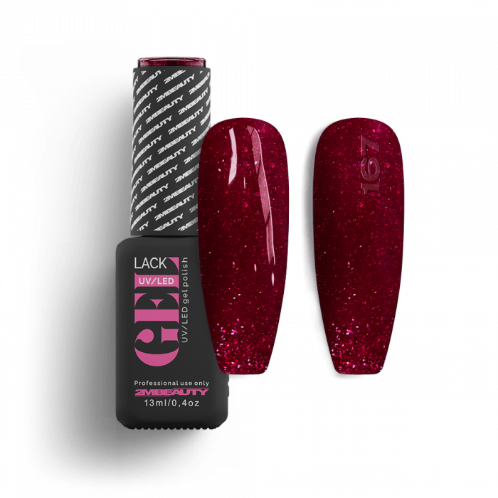 Gel Lack - HEMA Mentes 167 Gel Lack - HEMA Mentes 167:
(Azonos szín: Gel Lack - Mikrocsillámos 309)*
Csillámló Burgundi...