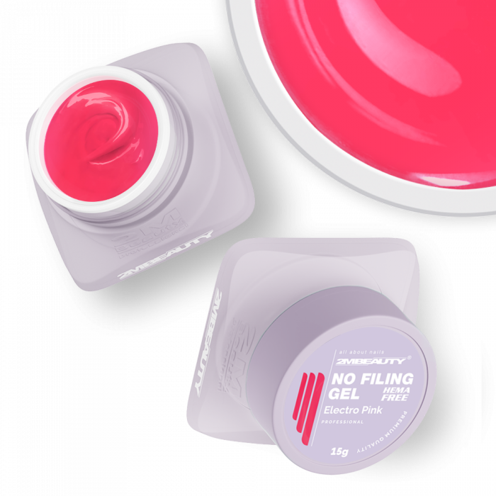 No Filing - Electro Pink - HEMA Mentes Reszelésmentes Építőzselé