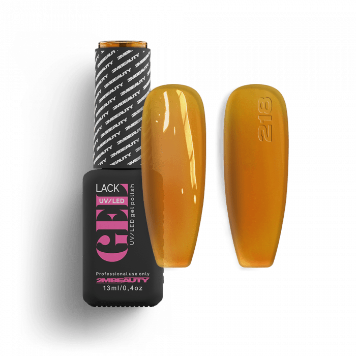 Gel Lack - HEMA Mentes 218:
Narancssárga árnyalatú, üveghatású lakkzselé.

A 2MBEAUTY HEMA ...