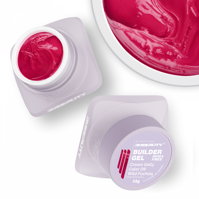 Cream Gelly Color 09 Wild Fuchsia - HEMA Mentes Építőzselé
