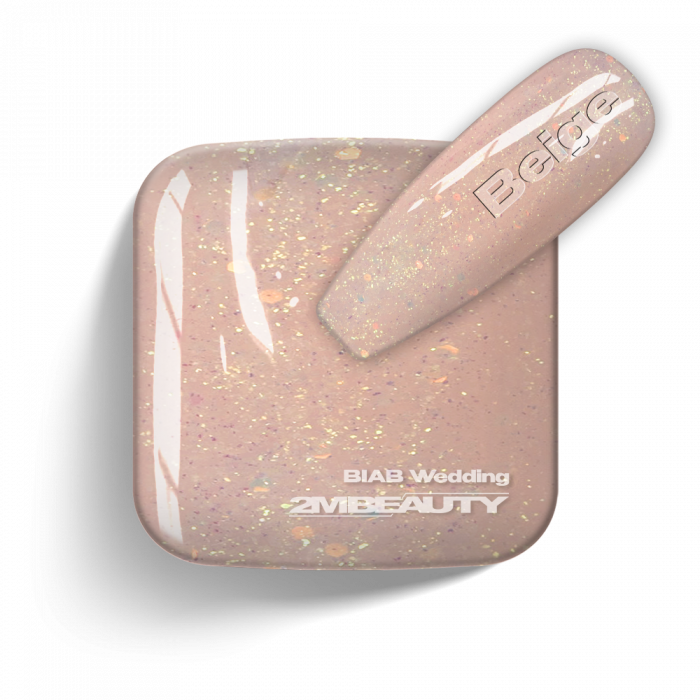 BIAB - Wedding - Beige - HEMA Mentes Ecsetes Építőzselé