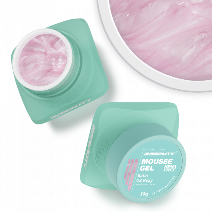 Mousse - Satin - 02 Rosy - HEMA Mentes Építőzselé