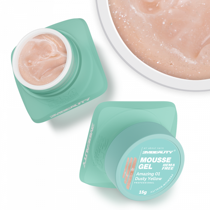 Mousse - Amazing - 01 Dusty Yellow - HEMA Mentes Építőzselé