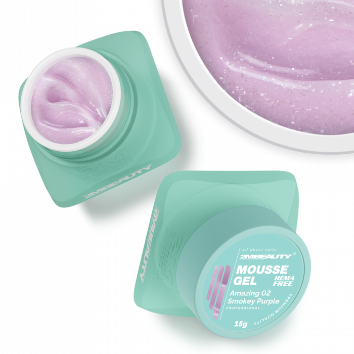 Mousse - Amazing - 02 Smokey Purple - HEMA Mentes Építőzselé