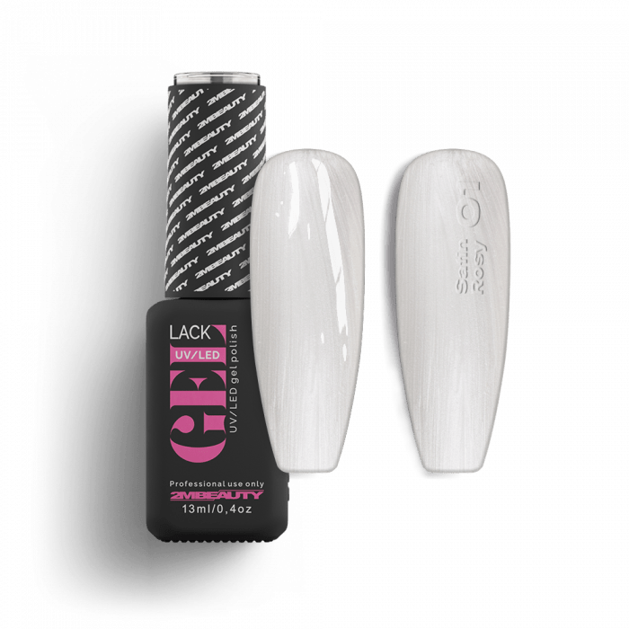 Gel Lack - Satin - 01 Off-White - HEMA Mentes:
Selyemfényű, fehér árnyalatú, krémes lakkzsel�...