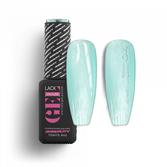 Gel Lack - Satin - 04 Green Lagoon - HEMA Mentes:
Selyemfényű, zöld árnyalatú, krémes lakkzse...
