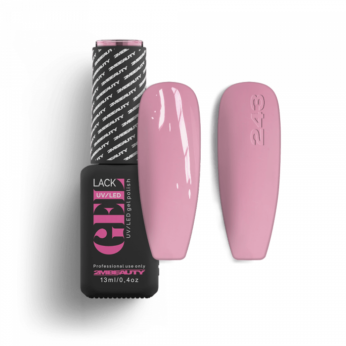 Gel Lack - HEMA Mentes 243:
Epres joghurt (rózsaszín) árnyalatú, krémes lakkzselé, magas pigm...