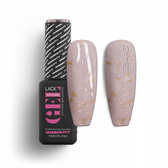 Gel Lack - HEMA Mentes 246:
Beige (drapp) árnyalatú, krémes, enyhén áttetsző lakkzselé, mely...