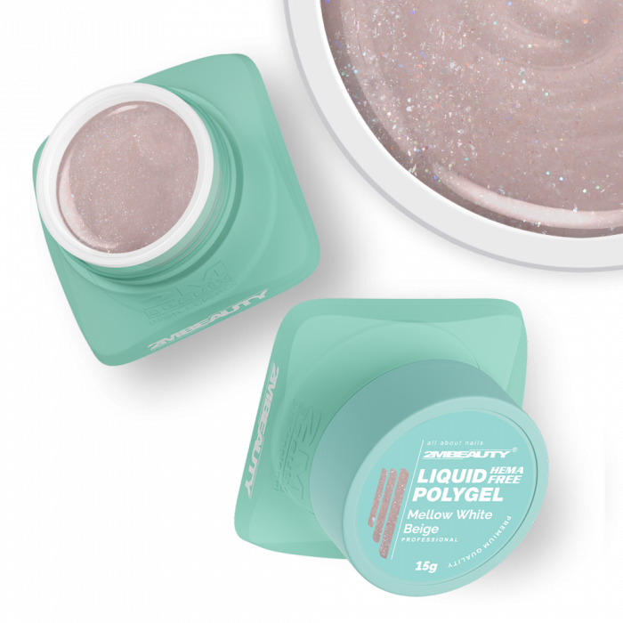 Liquid Polygel - Mellow White Beige - HEMA Mentes Építőzselé