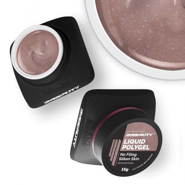 Liquid Polygel No Filing - Silken Skin - HEMA Mentes Reszelésmentes Építőzselé