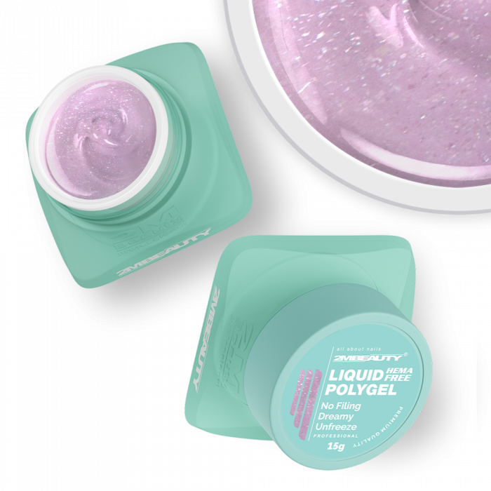 Liquid Polygel No Filing - Dreamy Unfreeze - HEMA Mentes Reszelésmentes Építőzselé