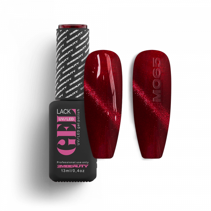 Gel Lack - Magnet 065 - HEMA Mentes:
Burgundi vörös színű gél lakk, mely különleges hatást ...